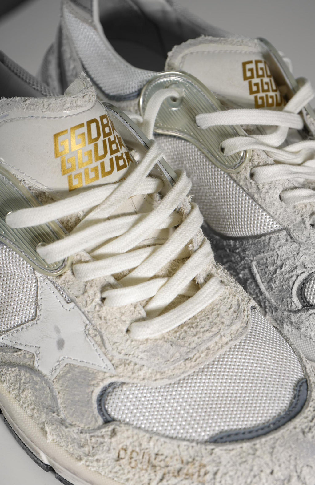 Golden Goose Running Dad New White/Silver