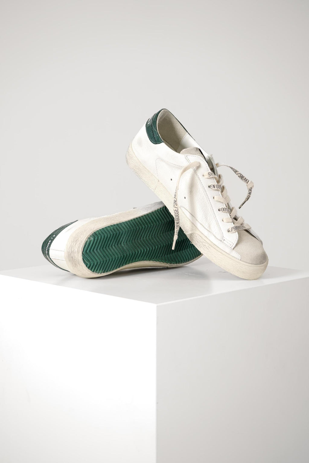 Golden Goose Super Star Classic With List White/Green