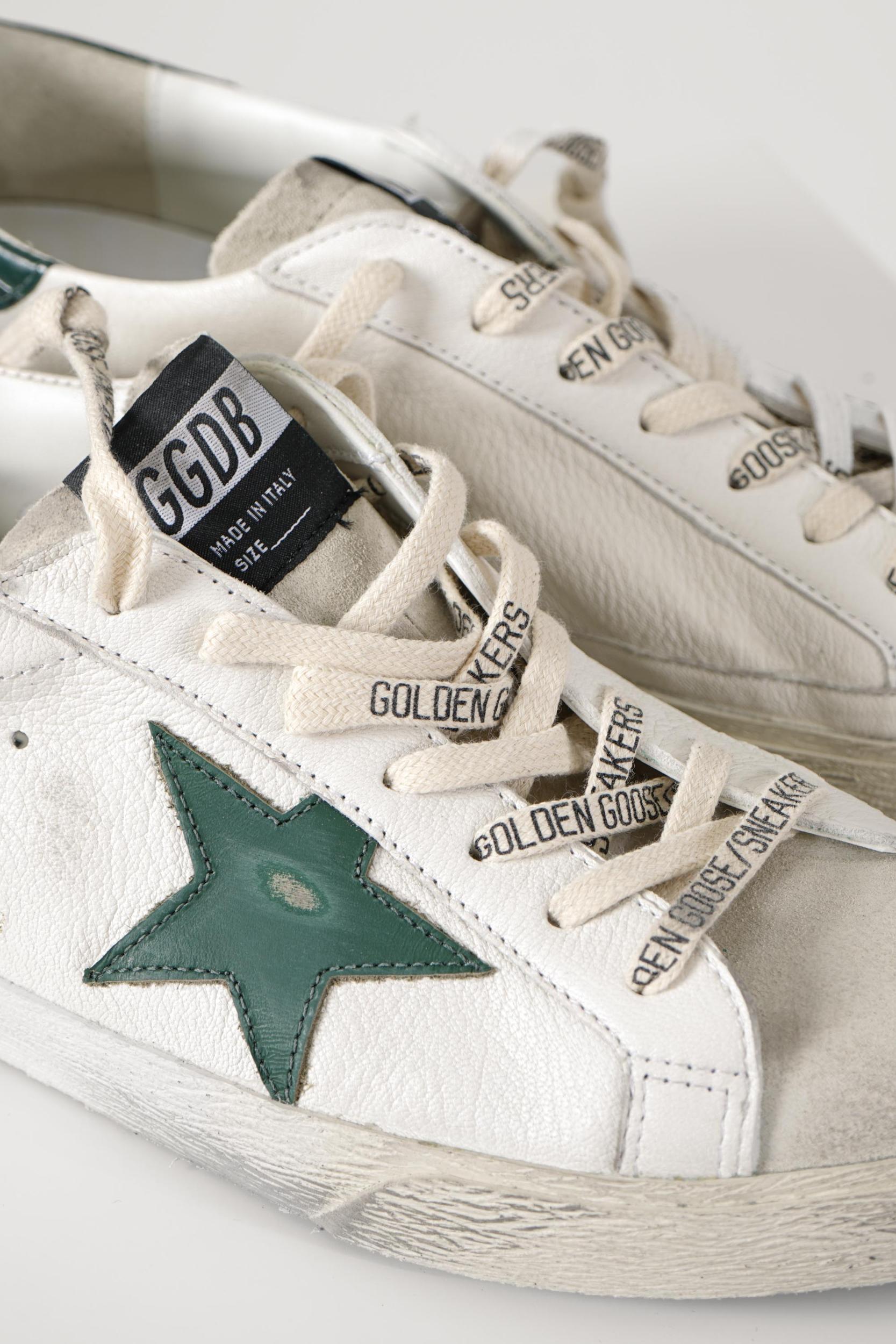 Golden Goose Super Star Classic With List White/Green