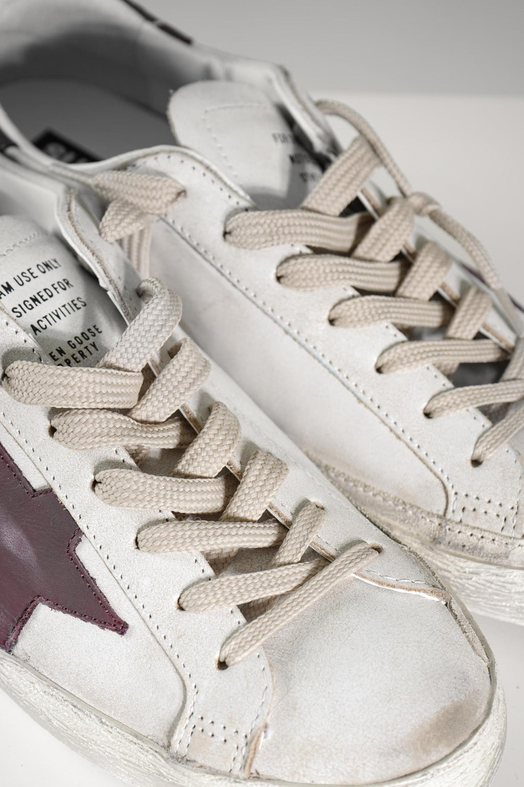 Golden Goose Super-Star Classic With List White/Red
