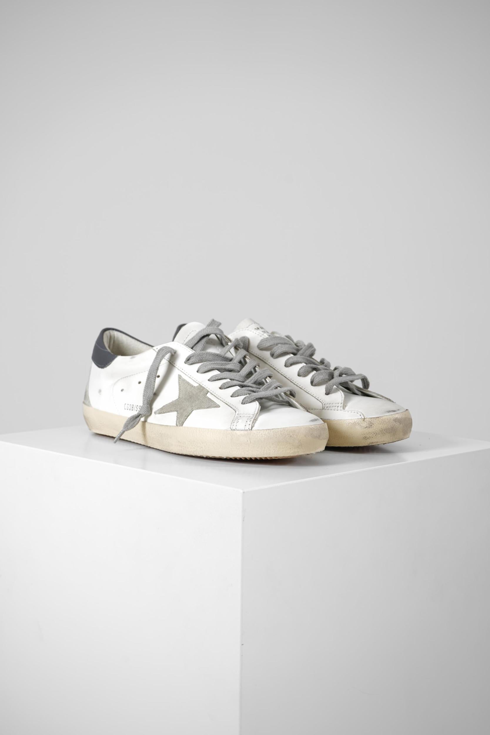 Golden Goose Super-Star Classic With Spur White Ice/Dark Grey