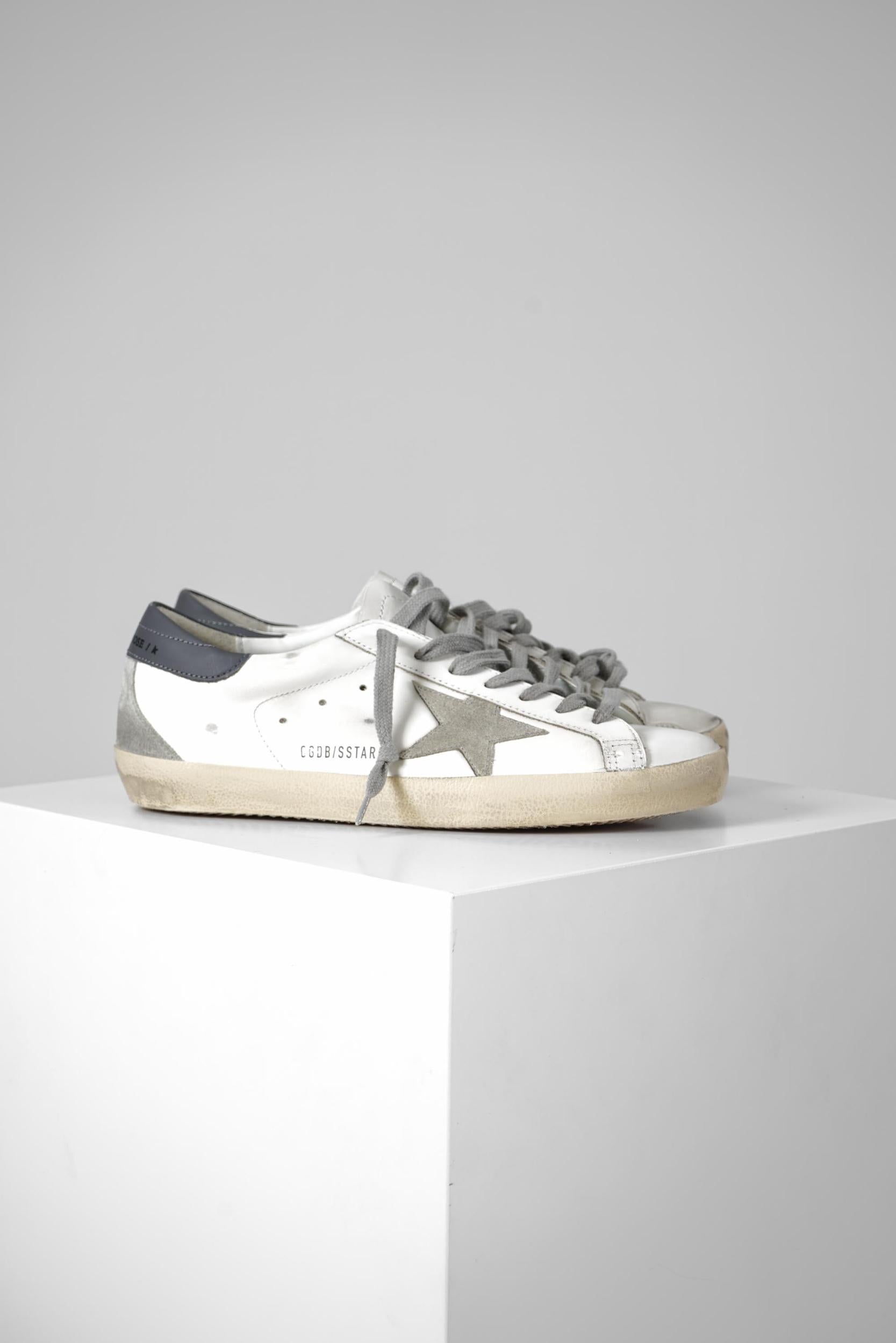 Golden Goose Super-Star Classic With Spur White Ice/Dark Grey