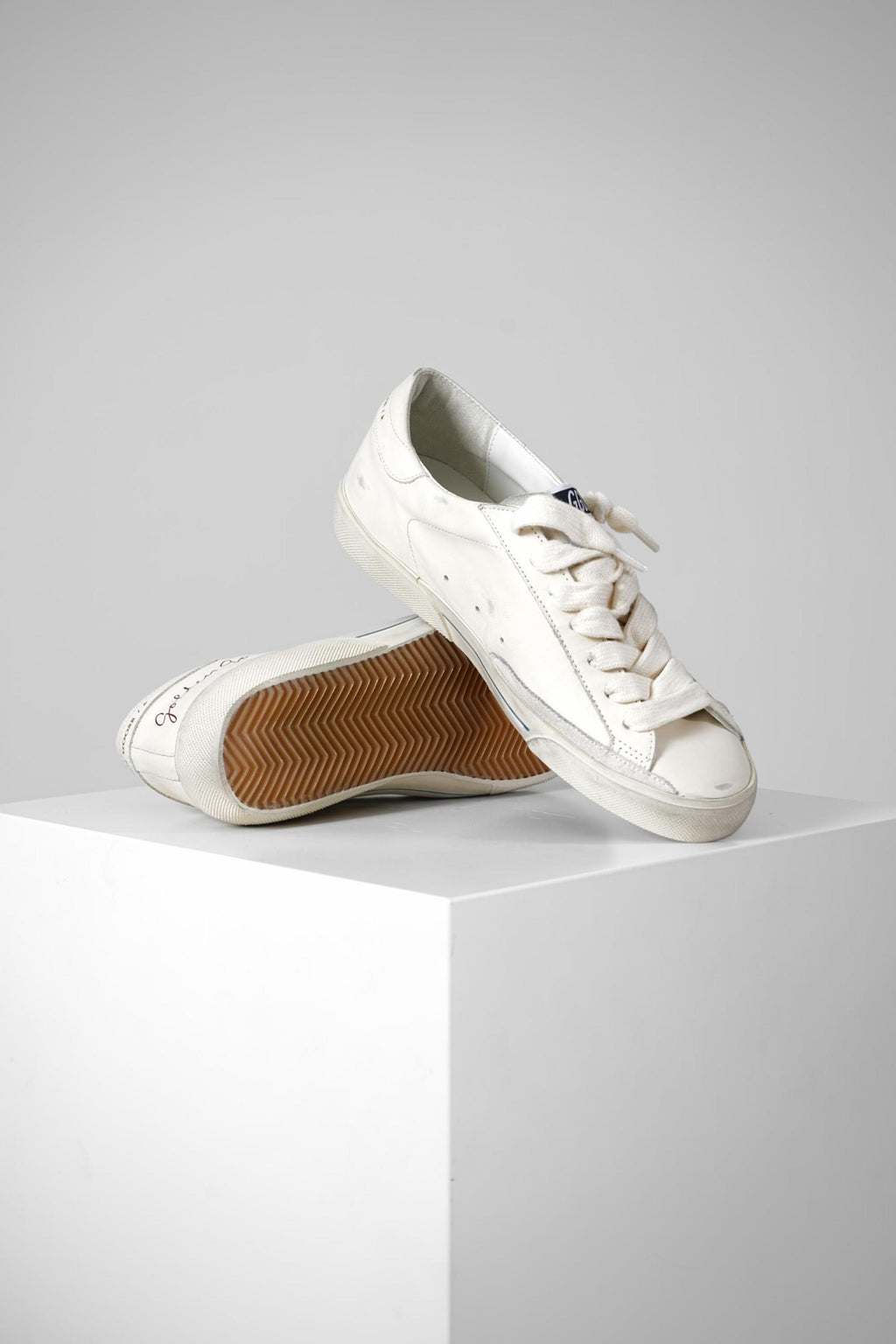 Golden Goose Super Star Half Foxing Front White/ Platinum