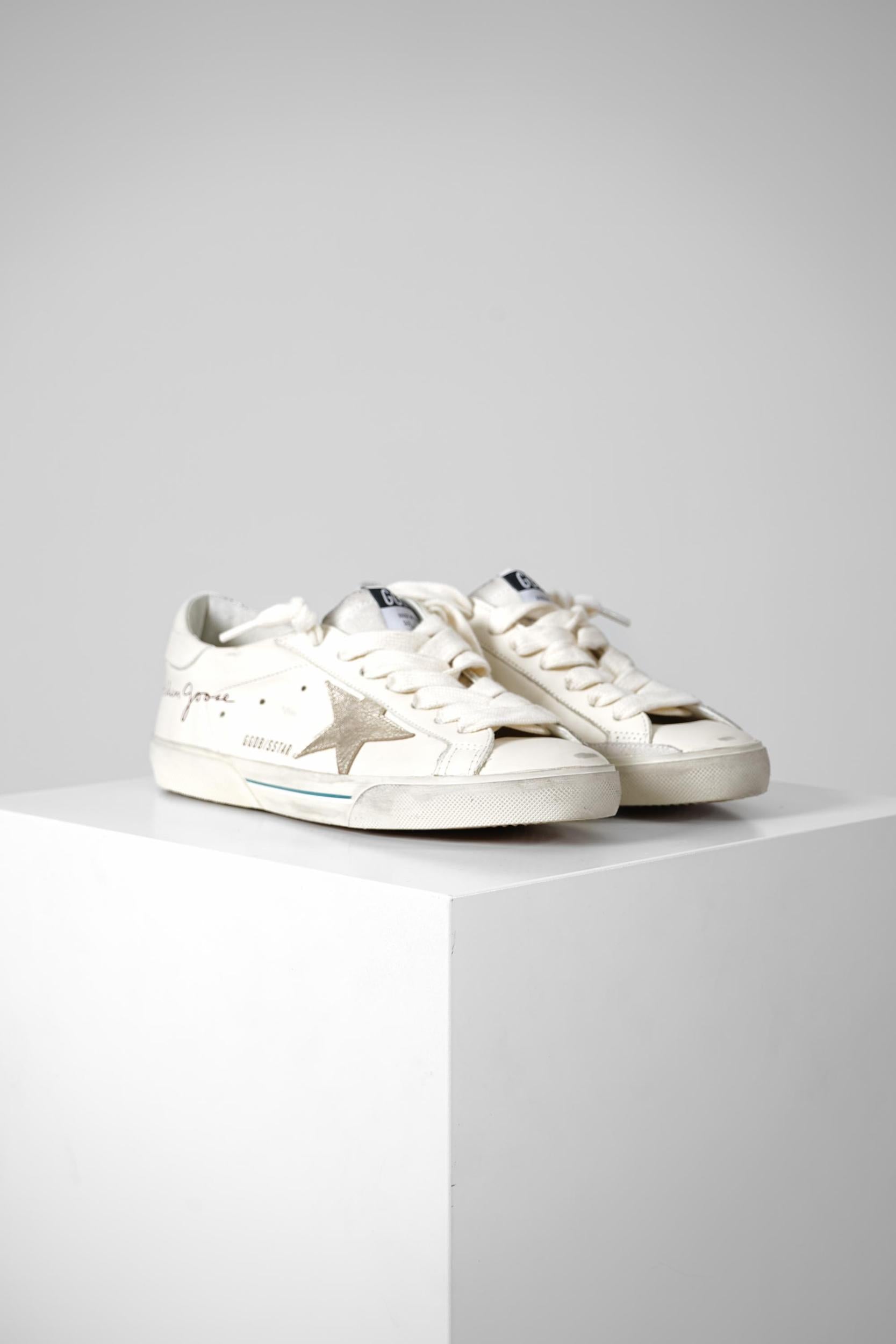 Golden Goose Super Star Half Foxing Front White/ Platinum