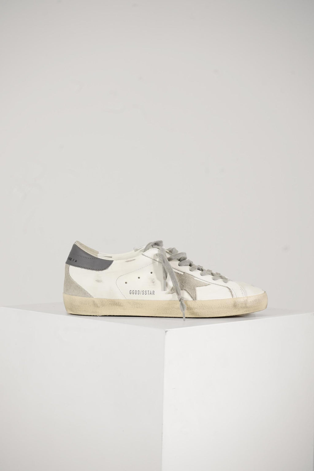 Golden Goose Super-Star Sneaker Classic With Spur White/Ice/Dark Grey