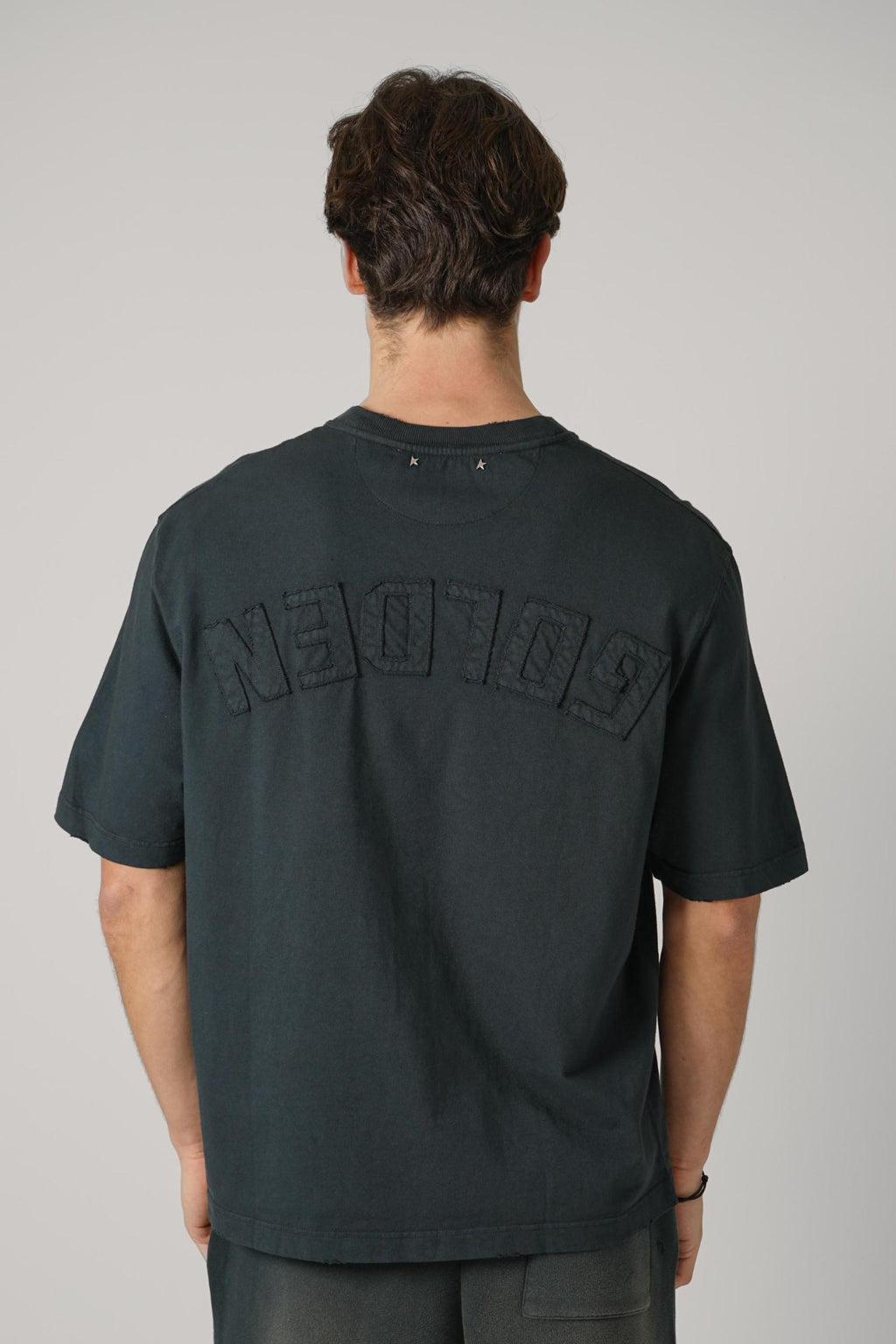 Golden Goose Unisex Fit T Shirt Washed Black