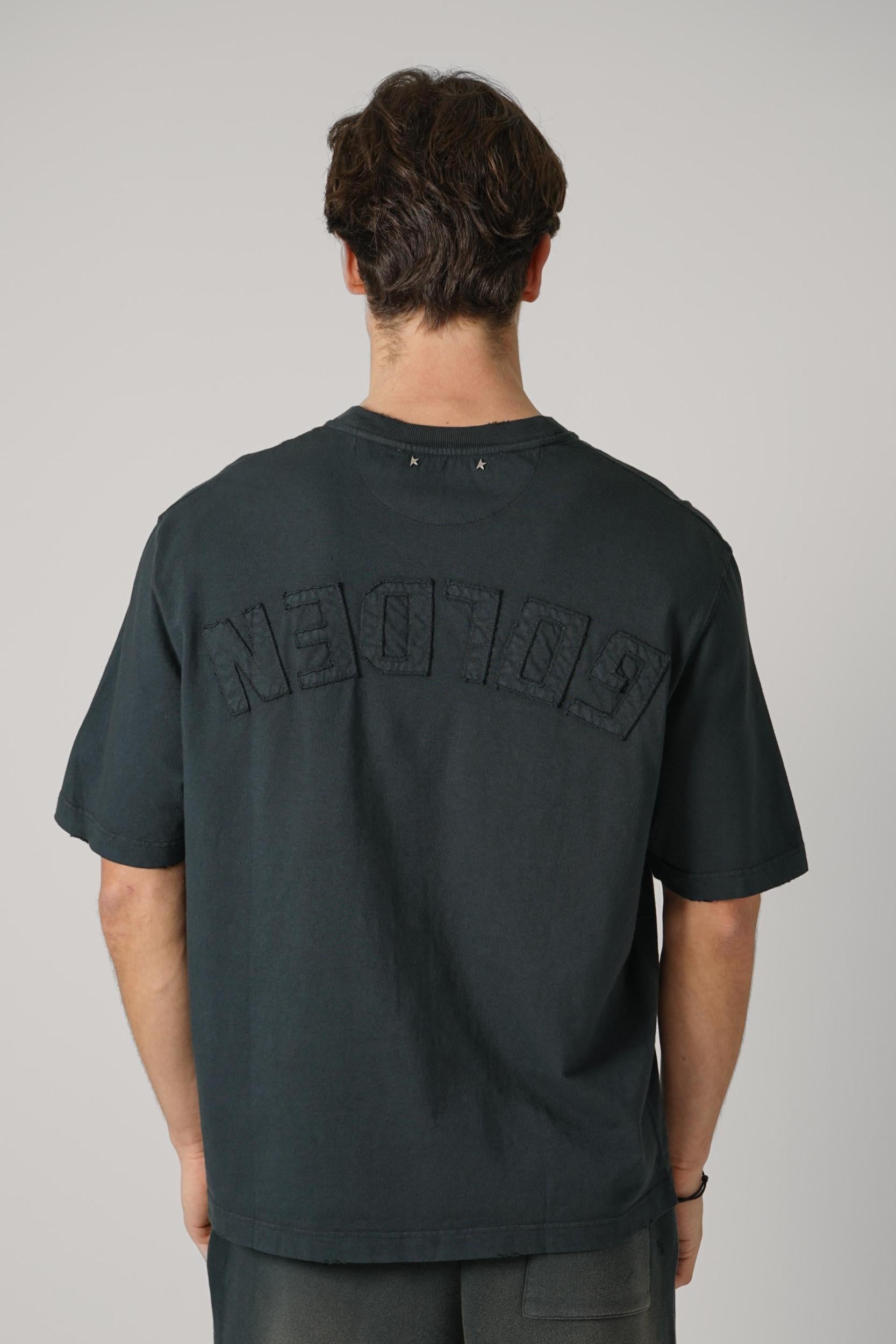 Golden Goose Unisex Fit T Shirt Washed Black