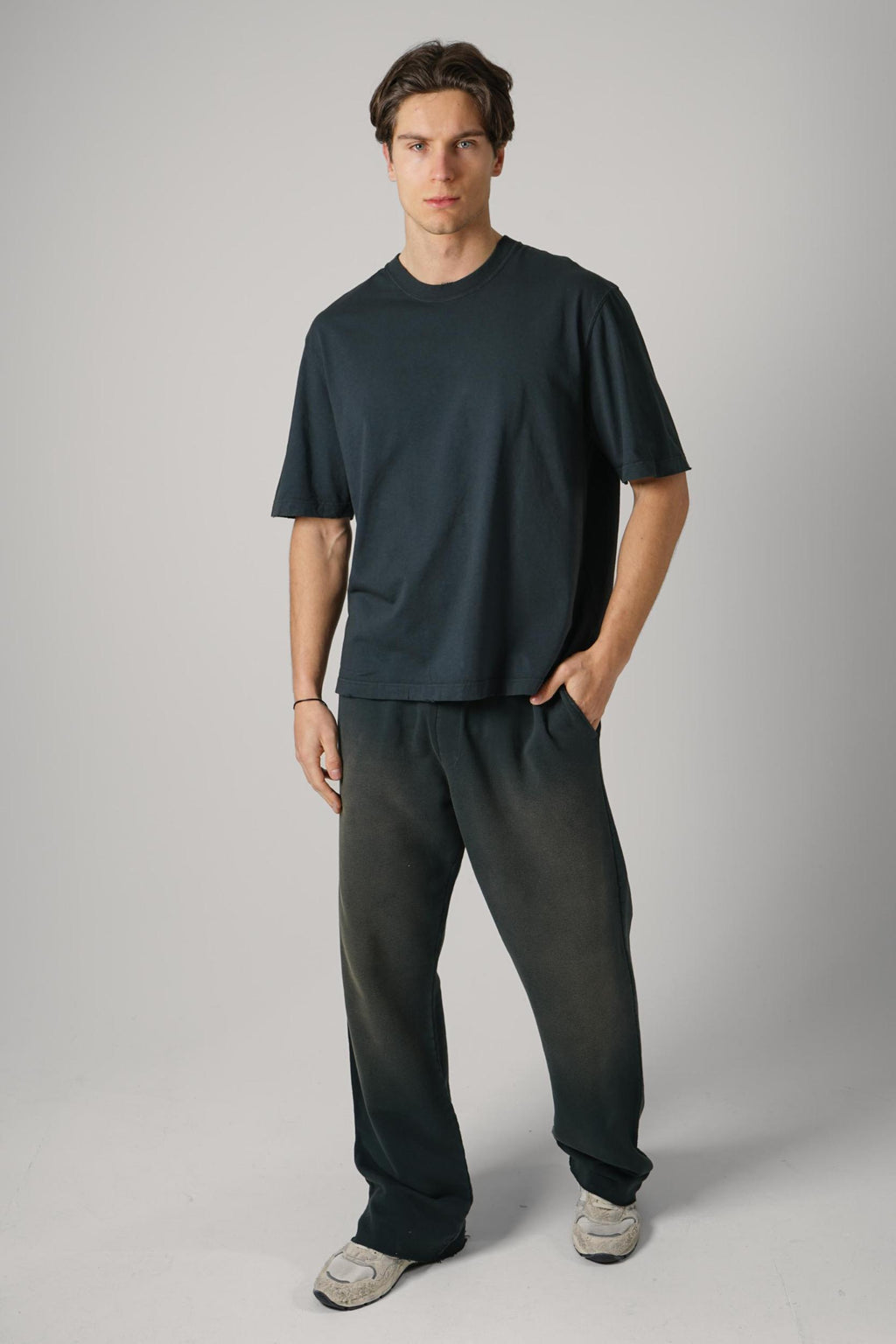 Golden Goose Unisex Fit T Shirt Washed Black