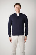 Gran Sasso Giubbino Zip-Up Vest Navy