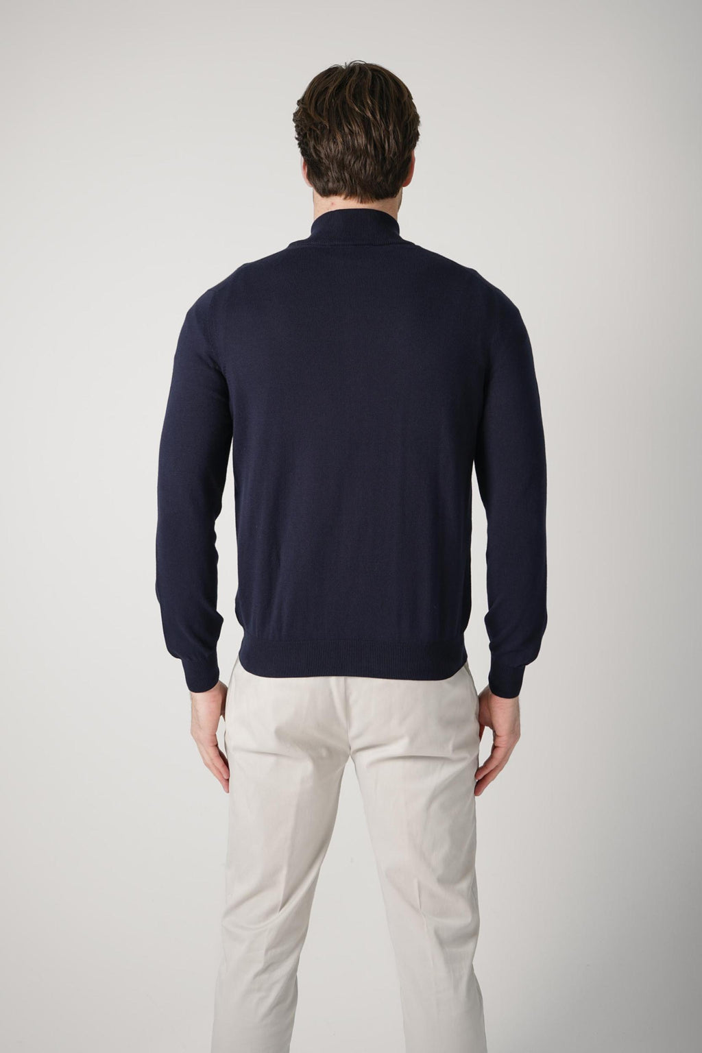 Gran Sasso Giubbino Zip-Up Vest Navy