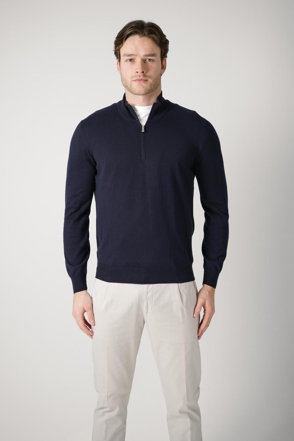 Gran Sasso Half-Zip  Navy