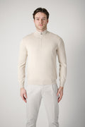 Gran Sasso Lupo Half-Zip Beige