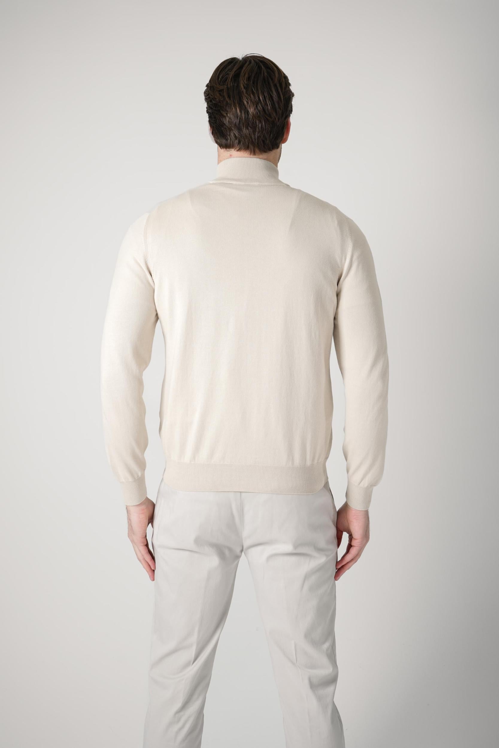 Gran Sasso Lupo Half-Zip Beige