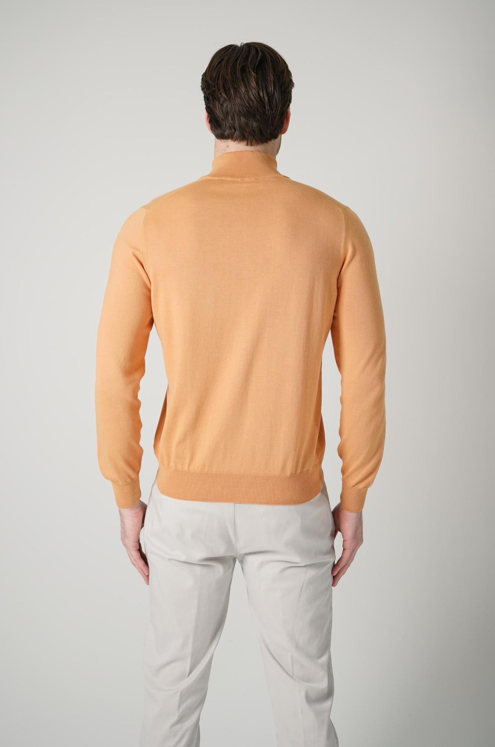 Gran Sasso Lupo Half-Zip Terracotta