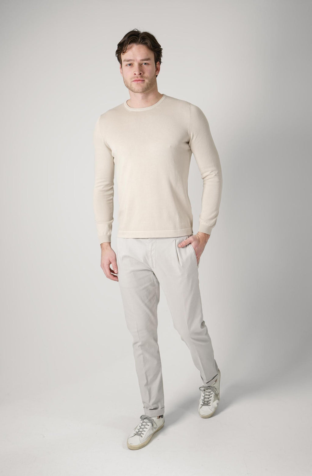 Gran Sasso Paricollo Longsleeve Beige