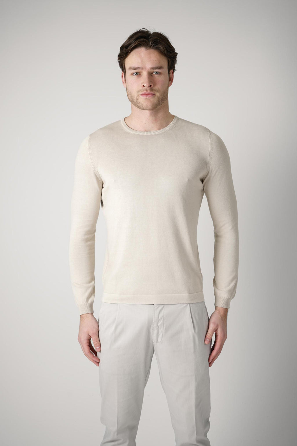 Gran Sasso Paricollo Longsleeve Beige