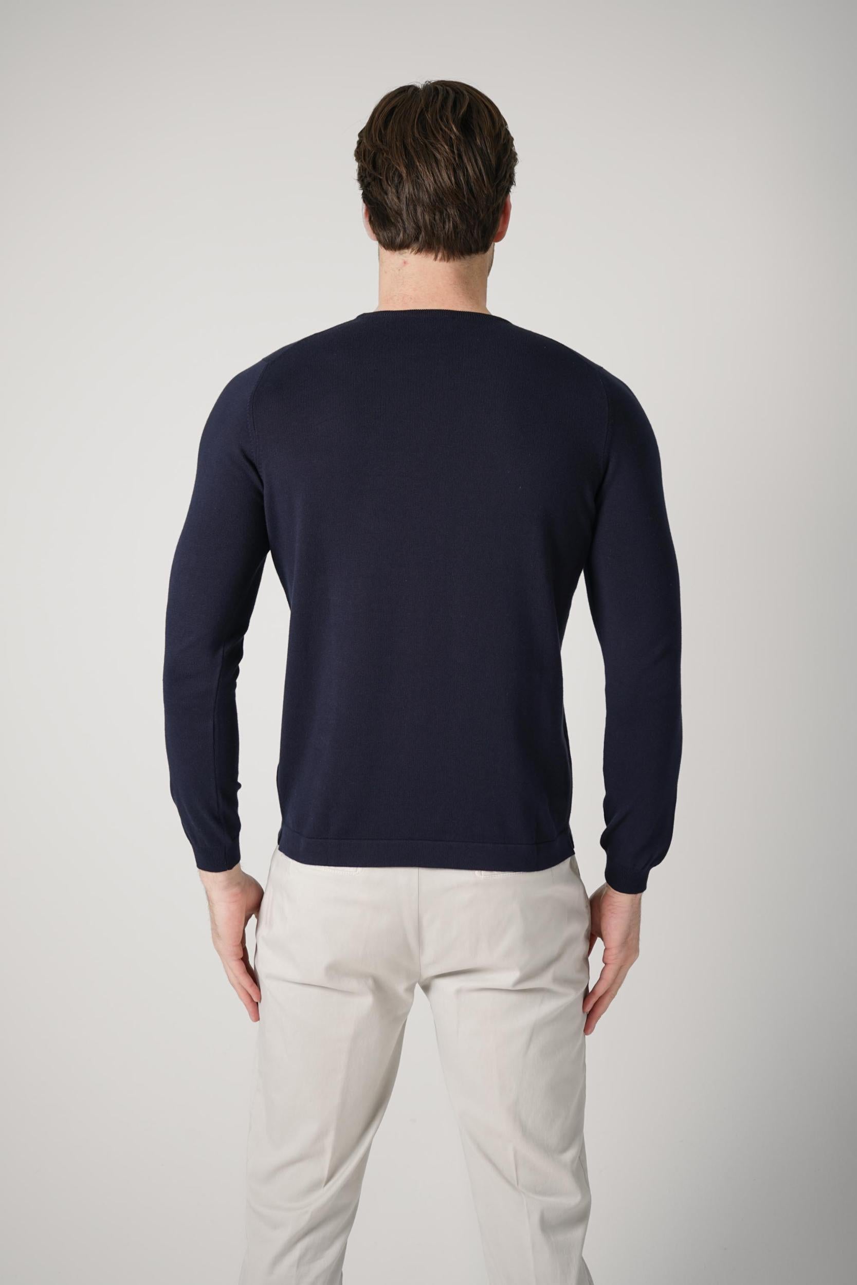 Gran Sasso Paricollo Longsleeve Navy
