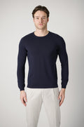 Gran Sasso Paricollo Longsleeve Navy