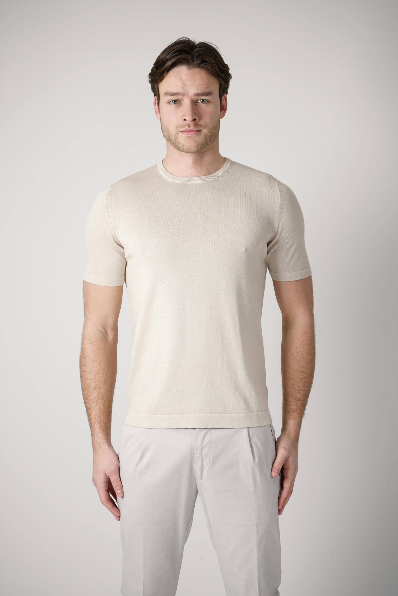 Gran Sasso Paricollo Shirt Beige