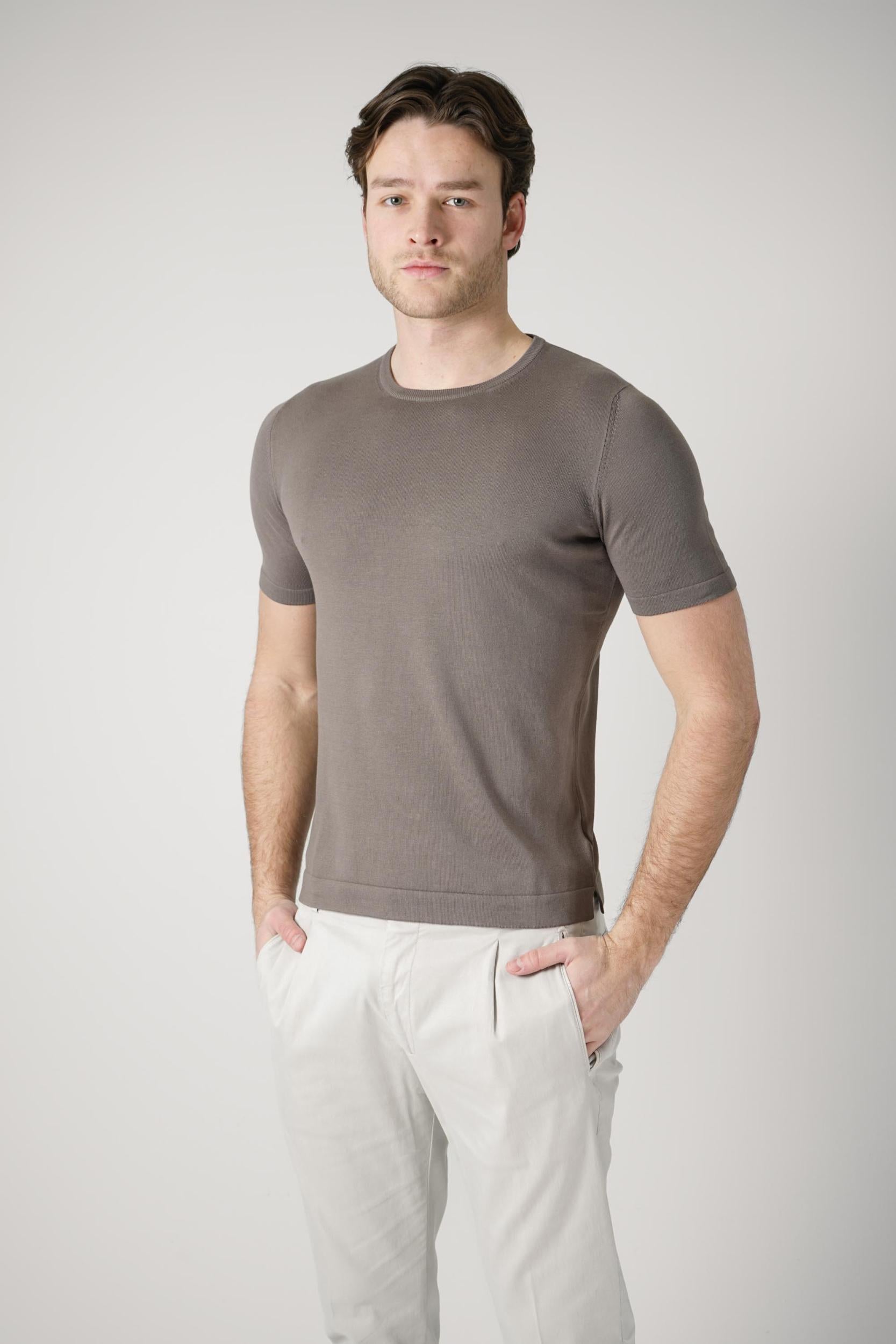 Gran Sasso Paricollo Shirt Taupe