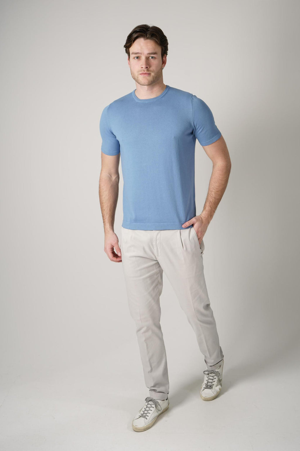 Gran Sasso Paricollo T-Shirt Blue