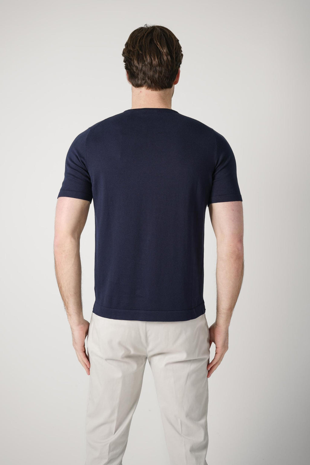 Gran Sasso Paricollo T-Shirt Navy
