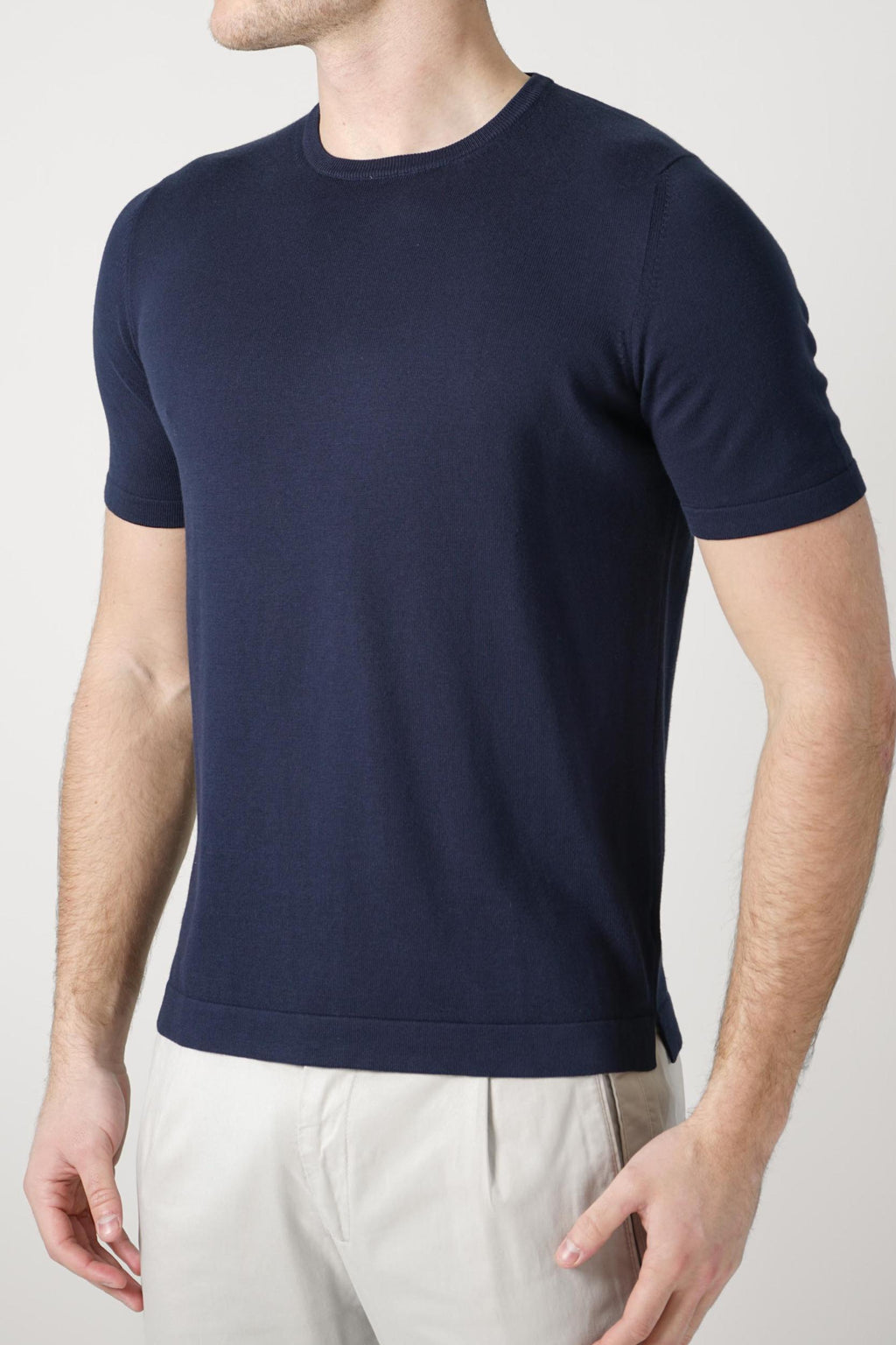 Gran Sasso Paricollo T-Shirt Navy