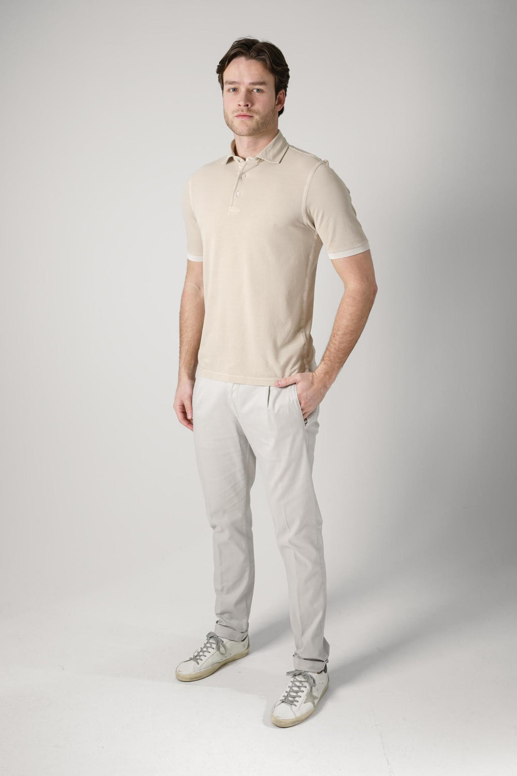 Gran Sasso Polo Beige