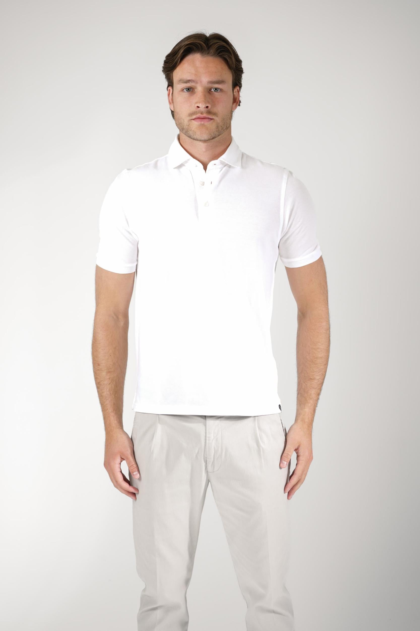 Gran Sasso Polo Shirt White
