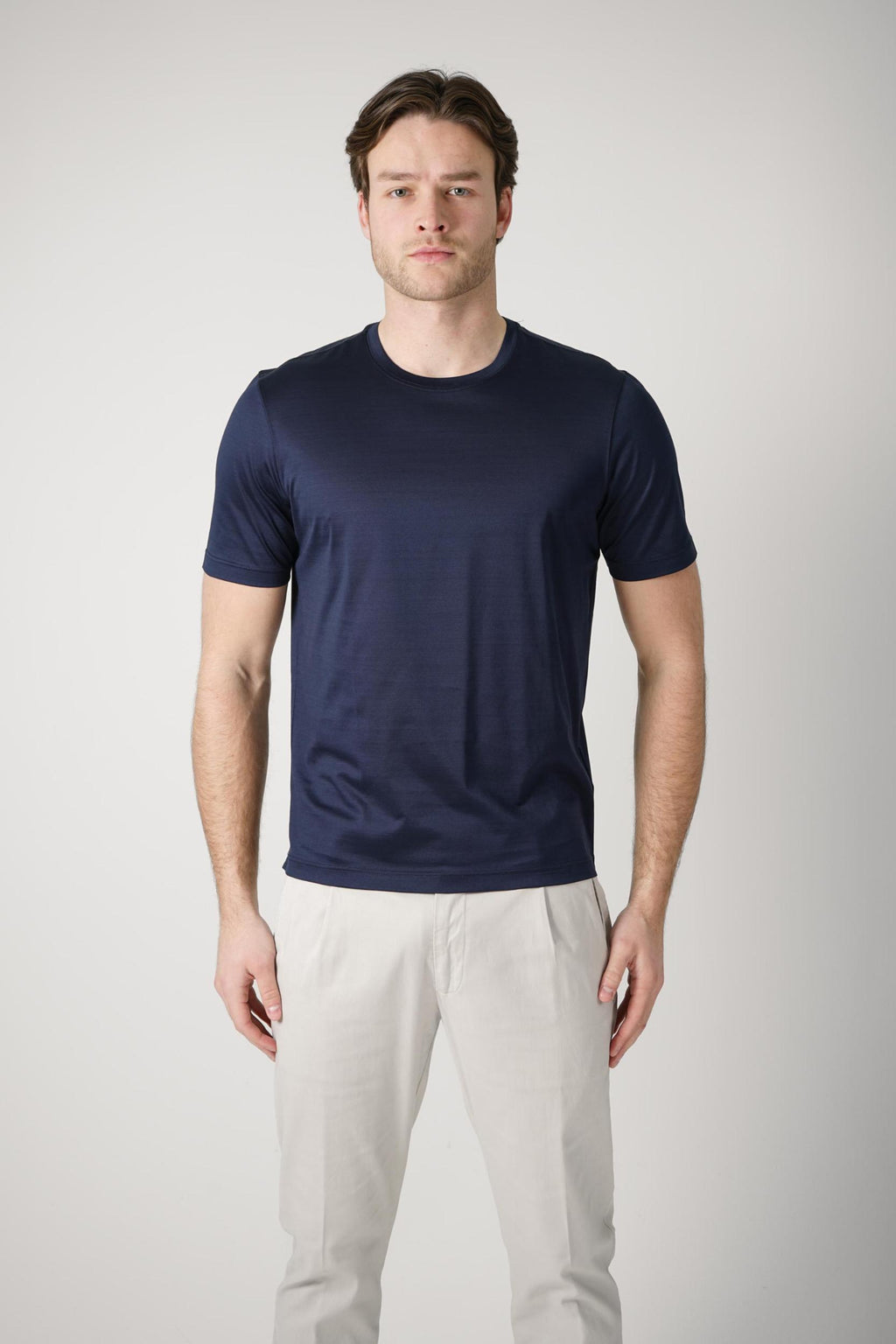 Gran Sasso Shiny T-Shirt Navy