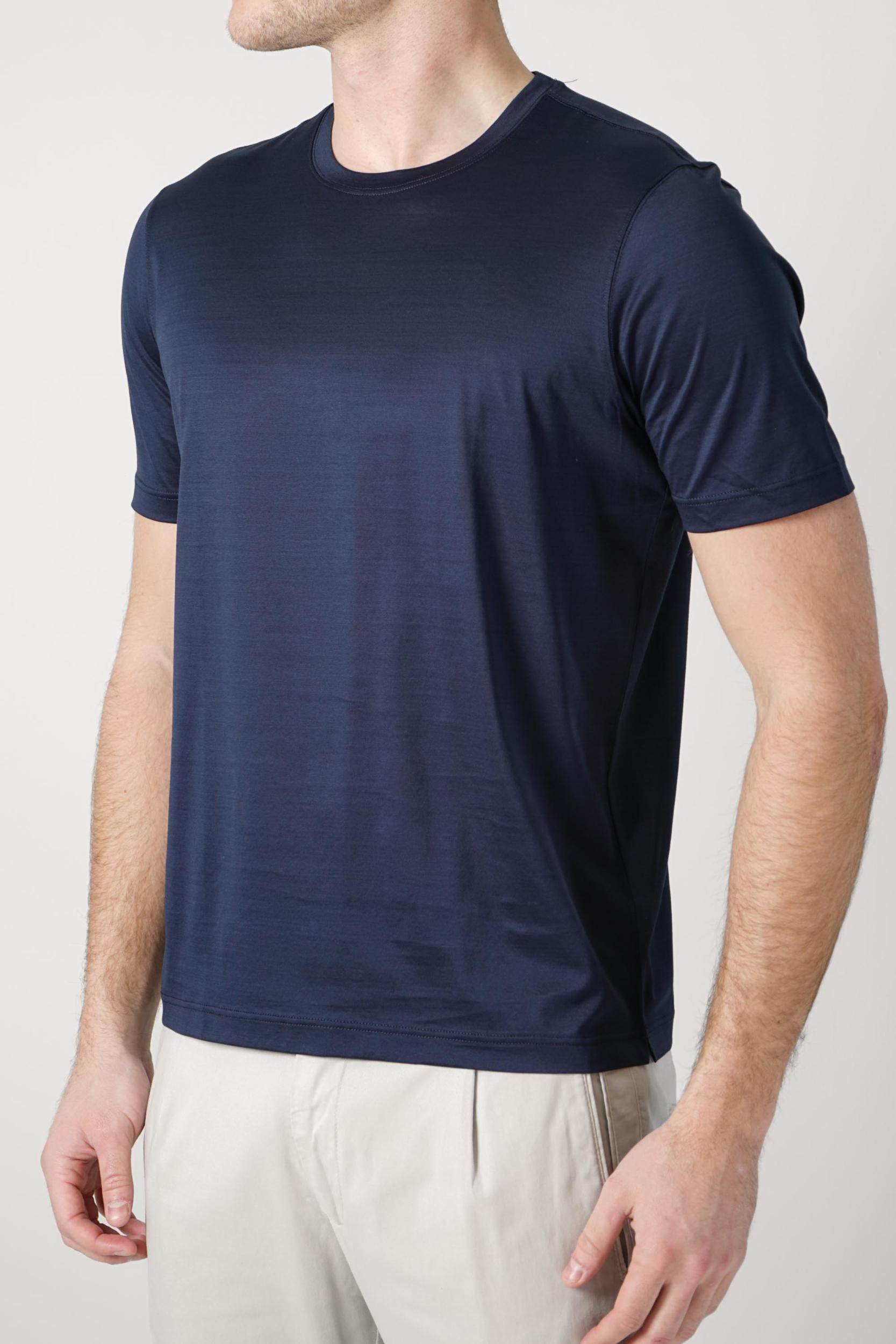 Gran Sasso Shiny T-Shirt Navy