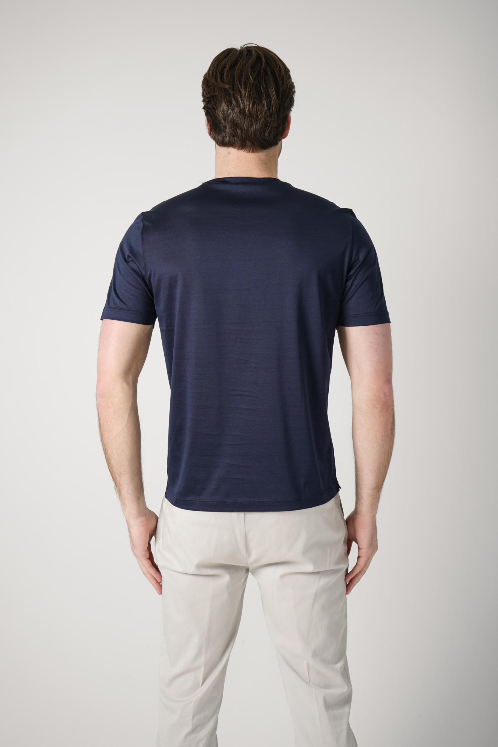 Gran Sasso Shiny T-Shirt Navy