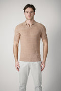 Gran Sasso Tennis Polo Knit Sabbia