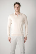 Gran Sasso Tennis Polo Longsleeve Creme
