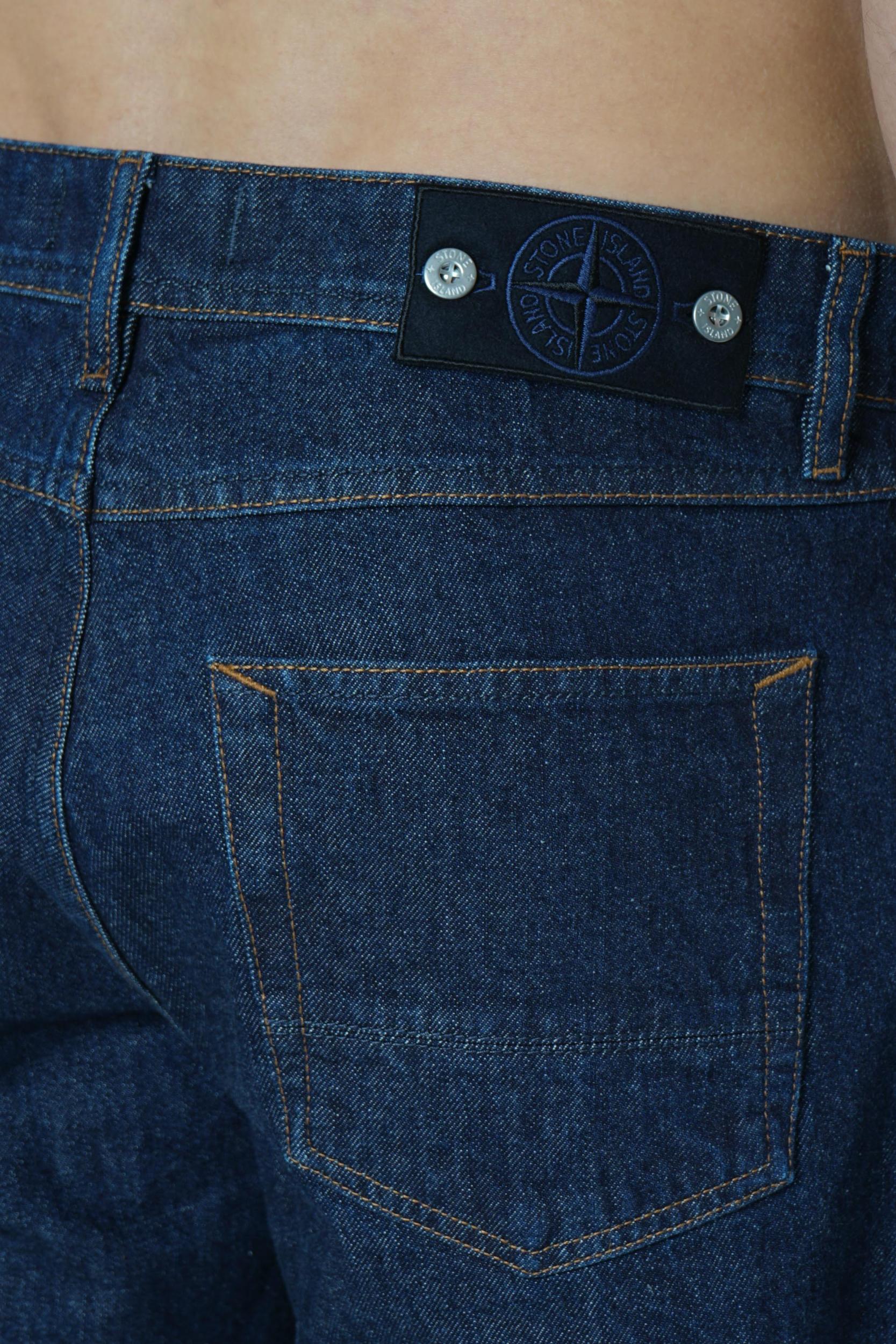 J100005 Stone Island Straight Indigo Denim