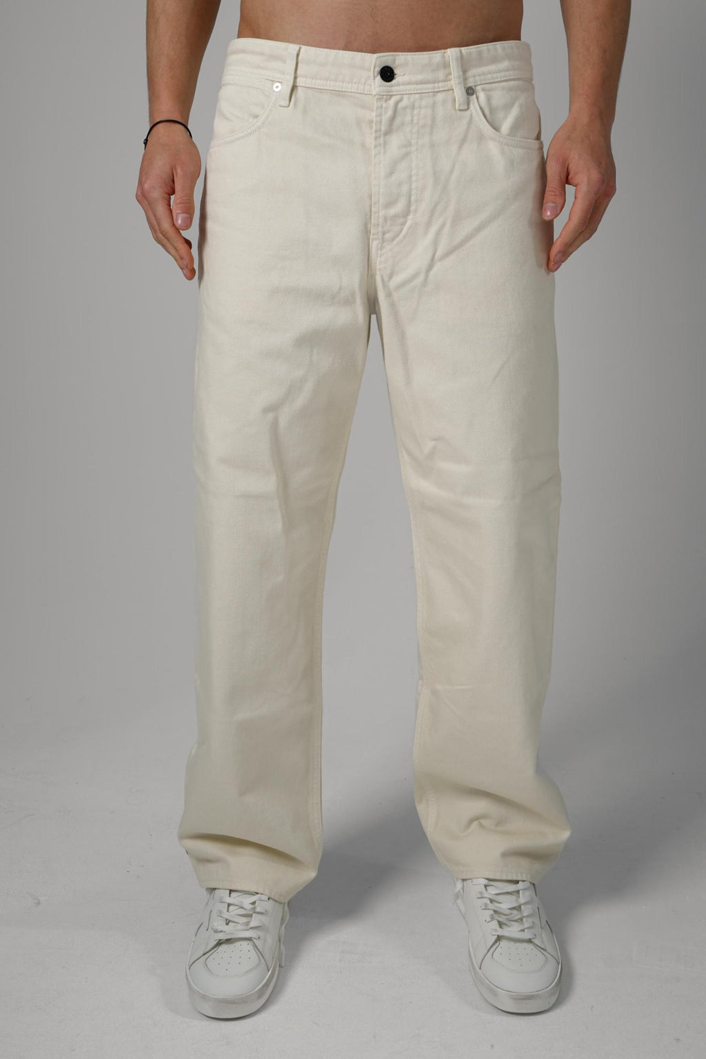 J100006Soj24 Stone Island Jeans Ivory