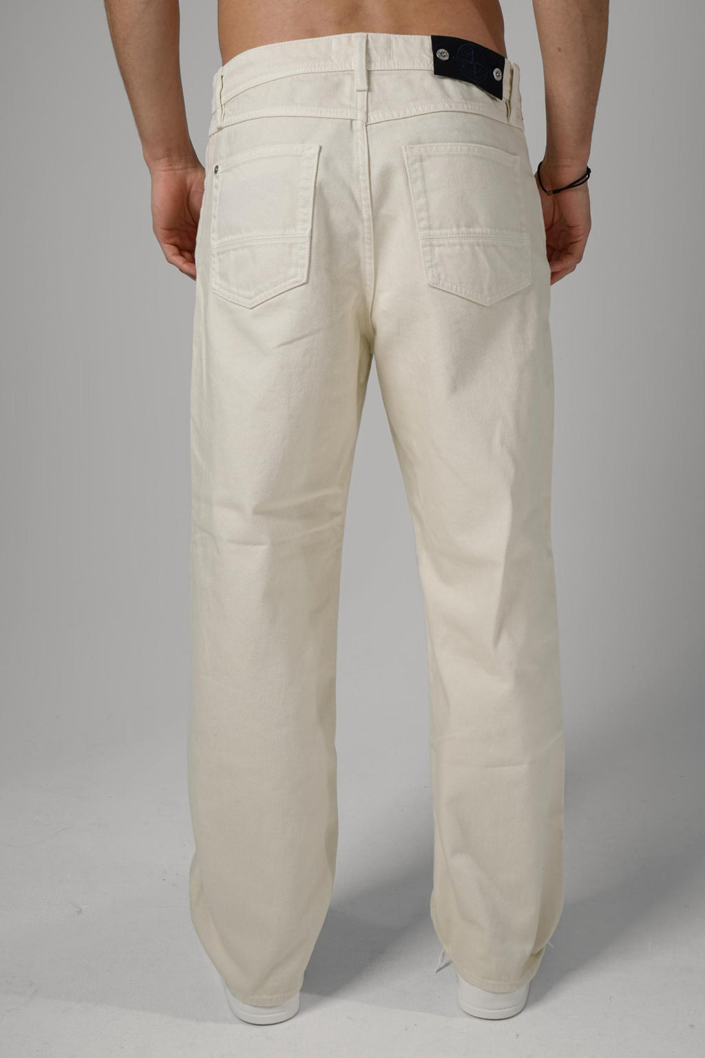J100006Soj24 Stone Island Jeans Ivory