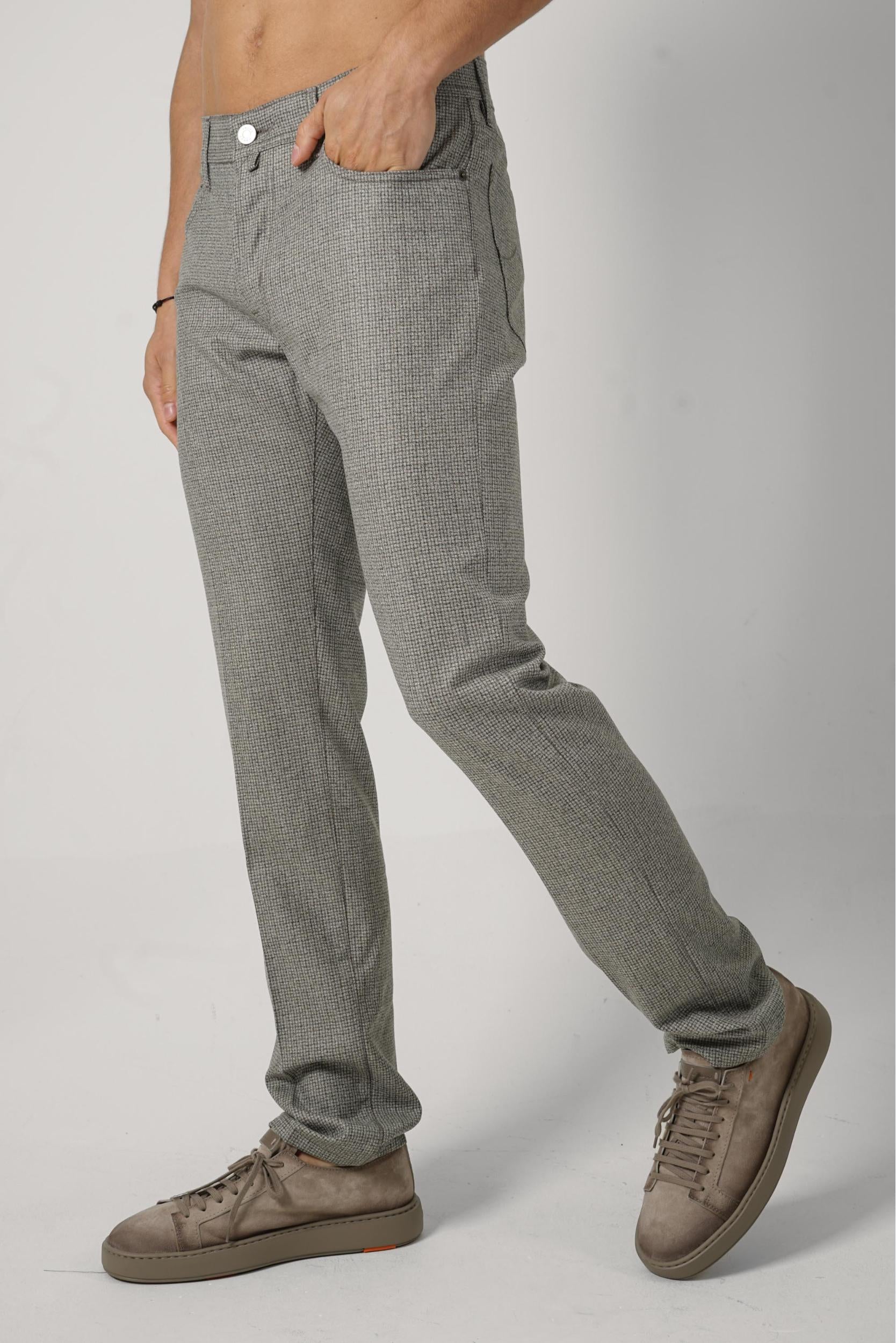 Jacob Cohën Bard Trousers  Taupe/Grey
