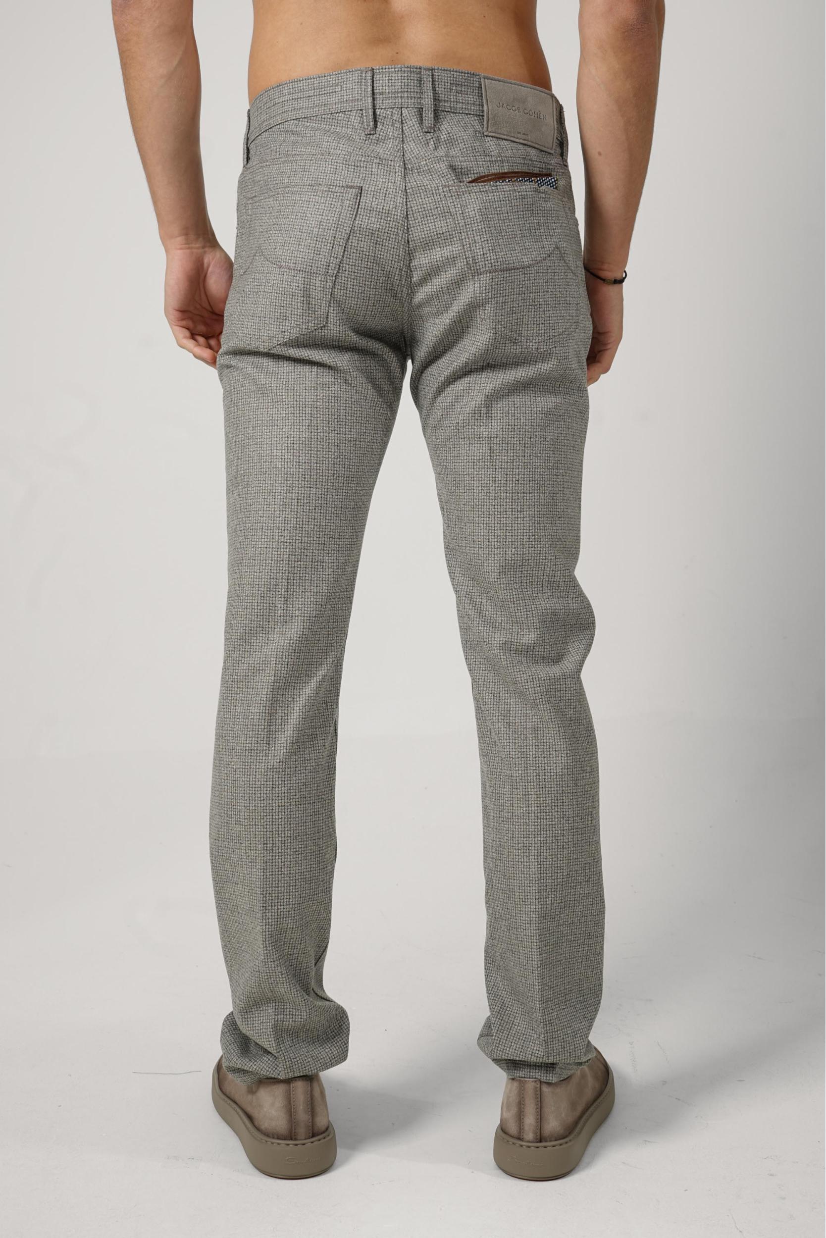 Jacob Cohën Bard Trousers  Taupe/Grey