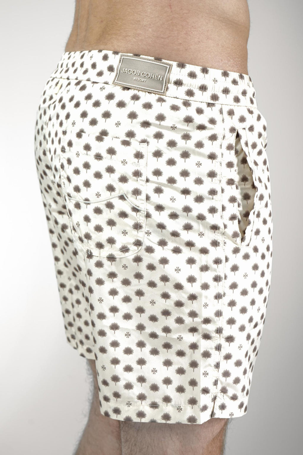 Jacob Cohën Print Swimming Shorts Yellow