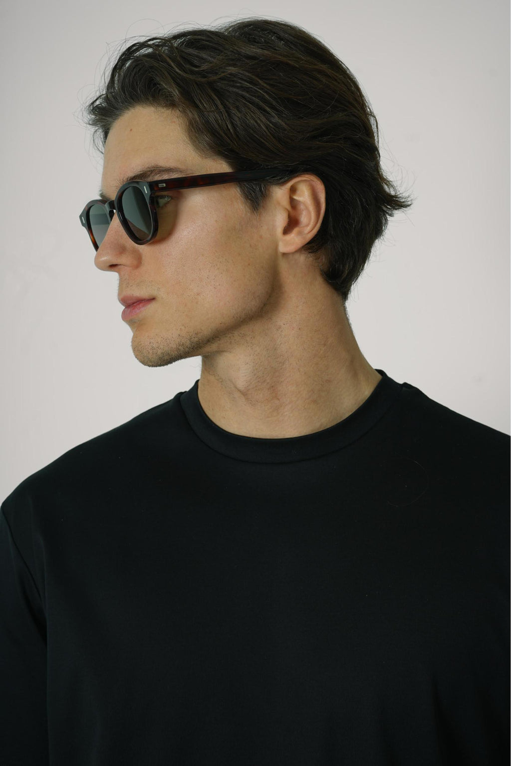 L.G.R Fez Bold Crystal Sunglasses Brown