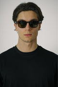 L.G.R Fez Bold Crystal Sunglasses Brown