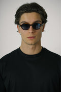 L.G.R Teos Bold Havana Maculato Sunglasses Blue