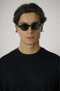 L.G.R Teos Bold Sunglasses Black Green