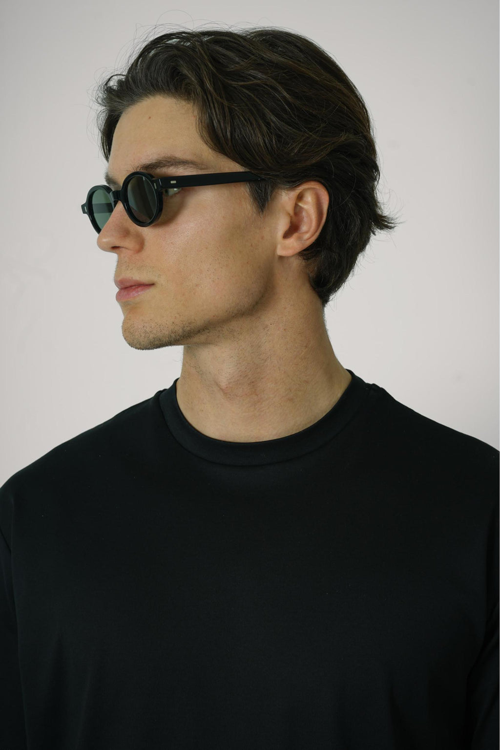 L.G.R Teos Bold Sunglasses Black Green