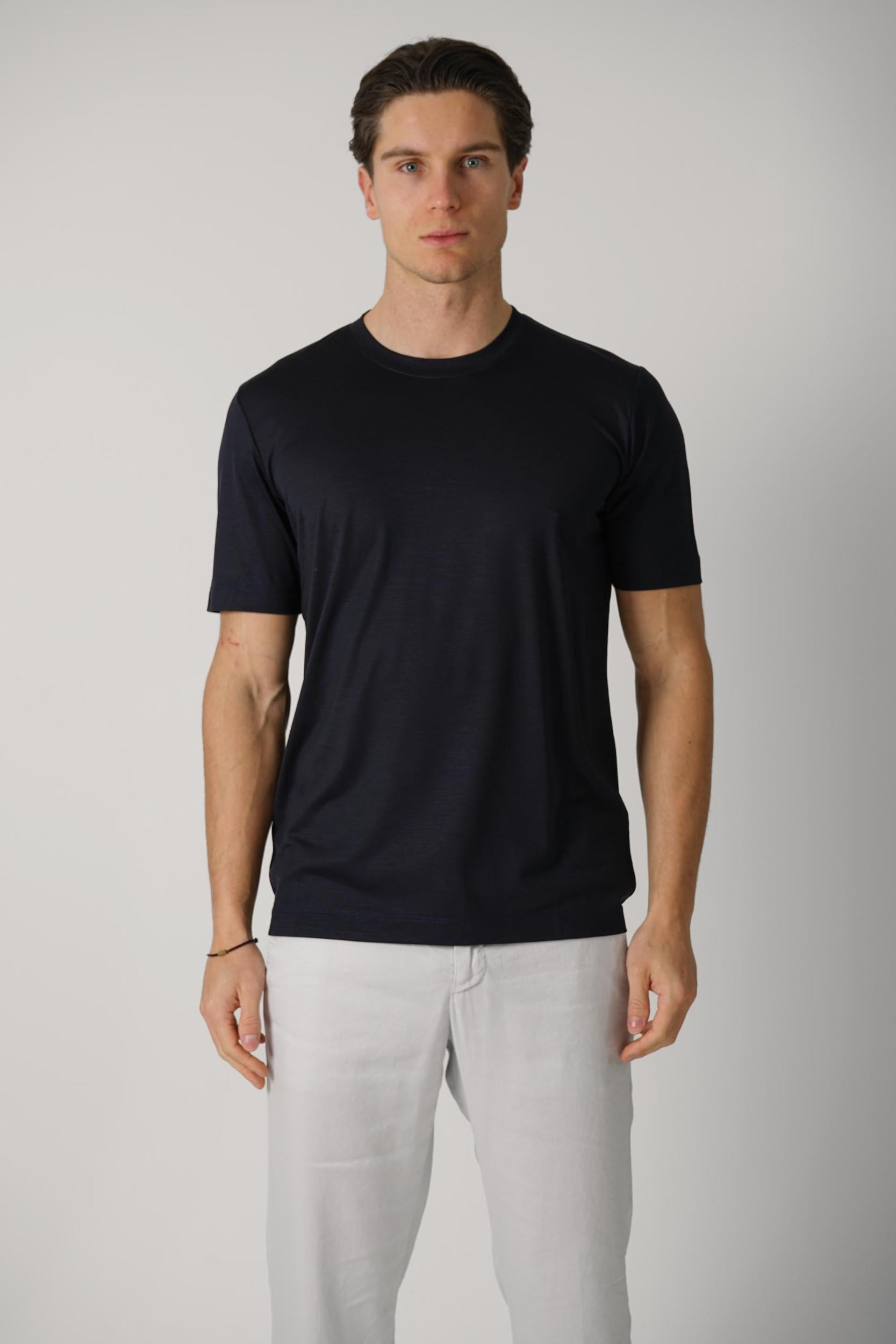 Marco Pescarolo James T-Shirt Navy