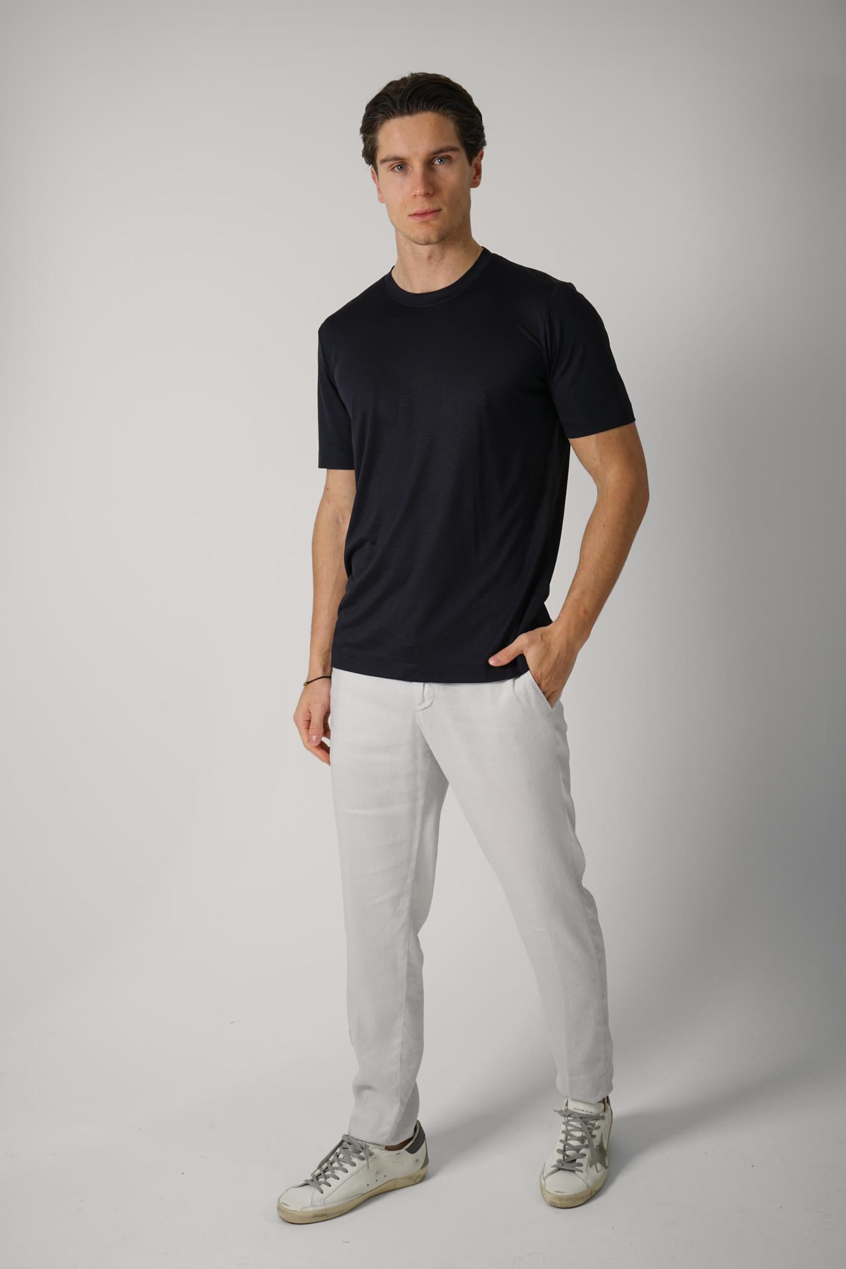 Marco Pescarolo James T-Shirt Navy