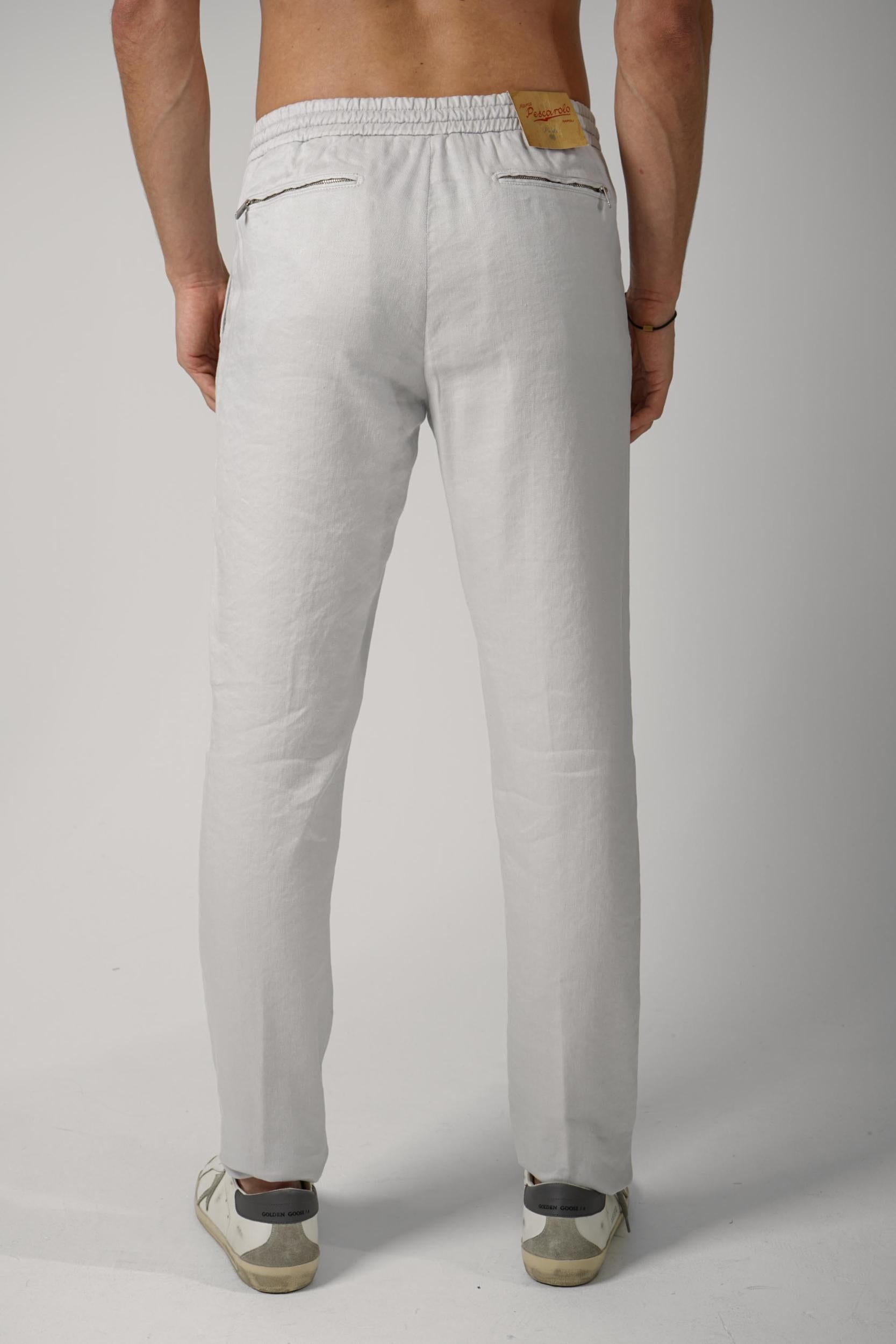 Marco Pescarolo Linen Trousers Grey