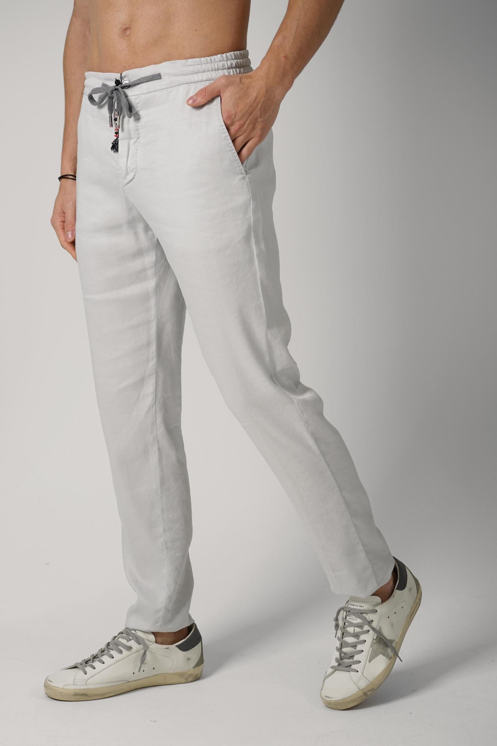 Marco Pescarolo Linen Trousers Grey