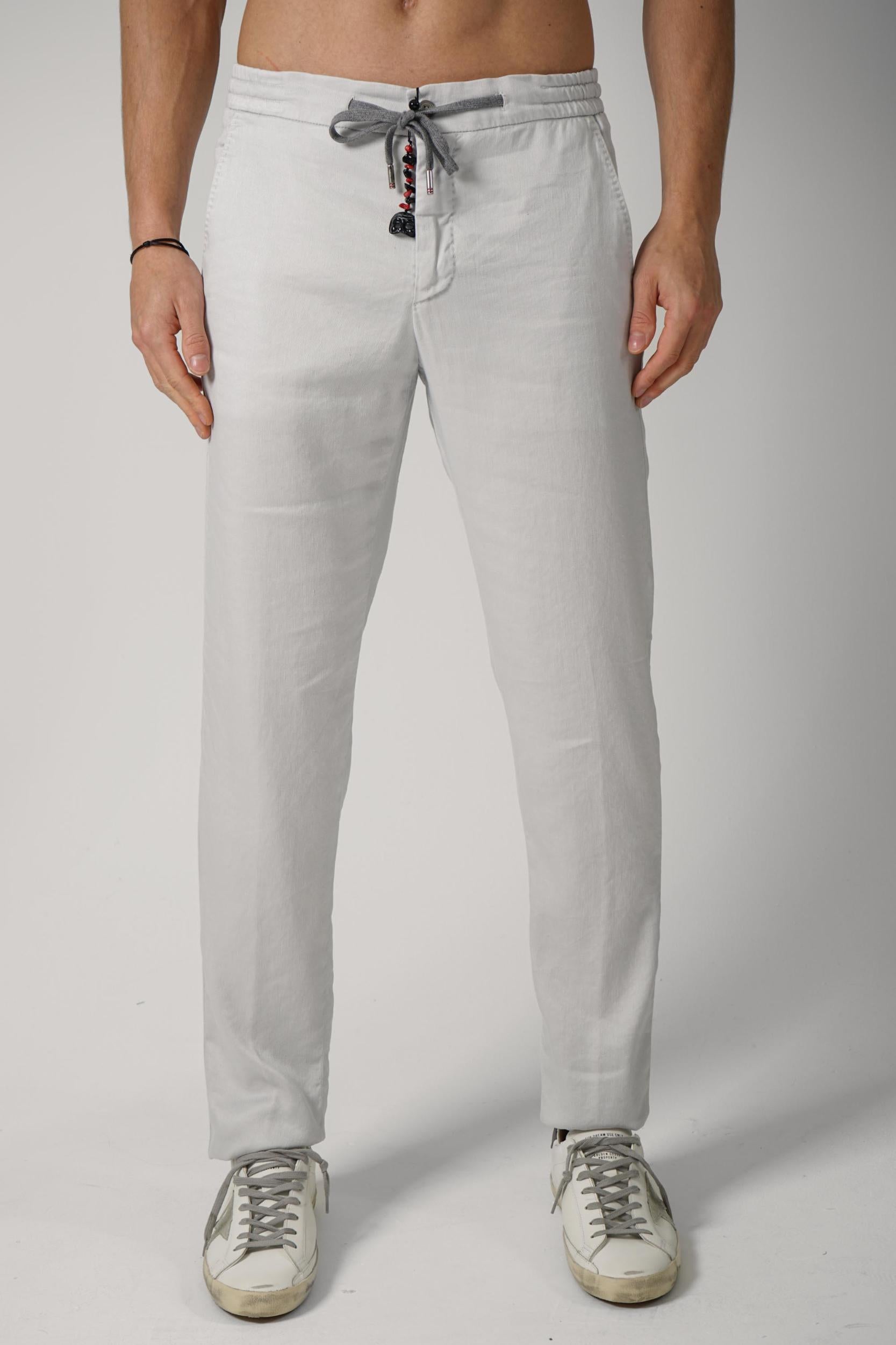 Marco Pescarolo Linen Trousers Grey